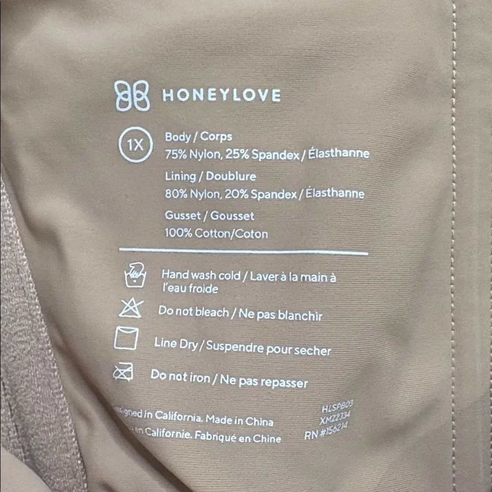 NWT Honeylove Super Power Brief with Straps $84